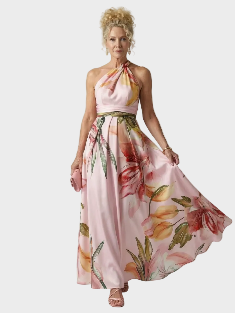 Emilia - Sukienka Maxi Kwiatowa