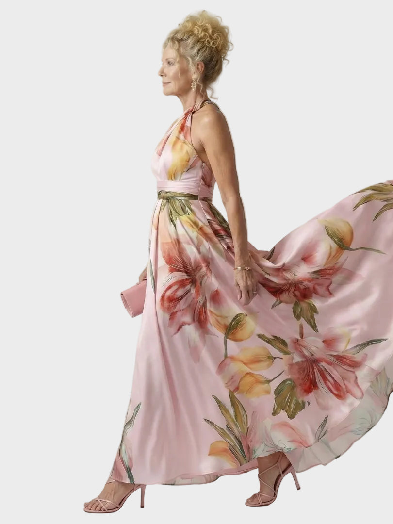Emilia - Sukienka Maxi Kwiatowa