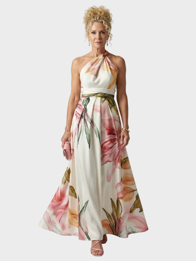 Emilia - Sukienka Maxi Kwiatowa