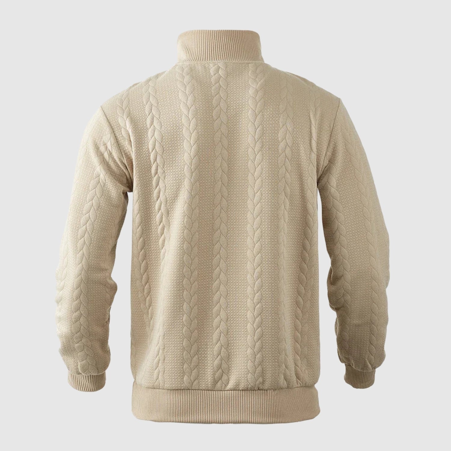 Libuše – Premium sweter z ćwierć zamkiem
