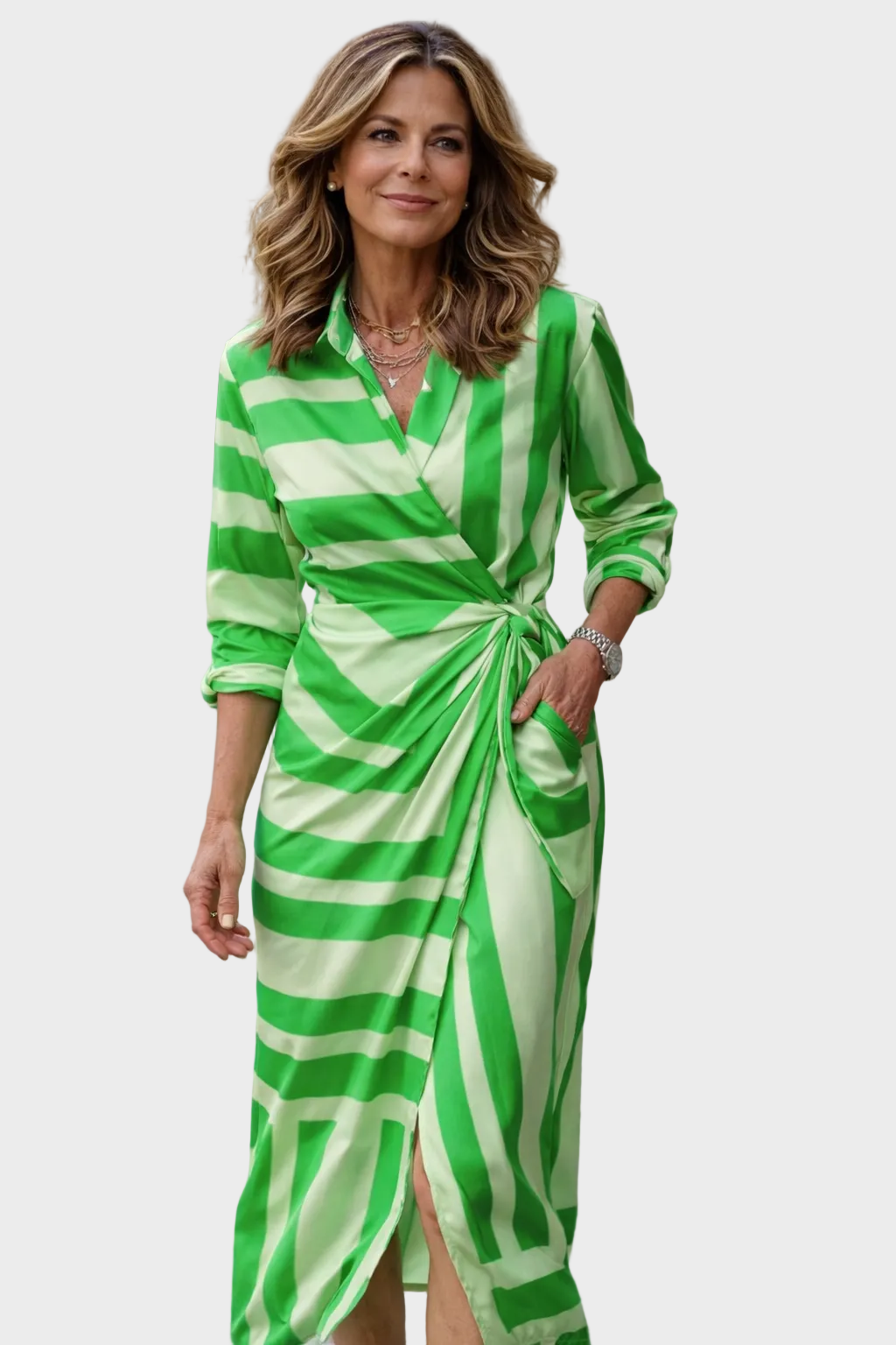 Lola - Maxi Print Sukienka