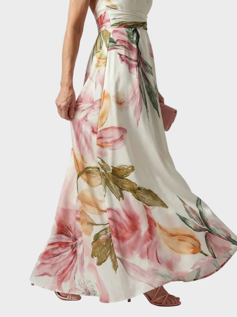 Emilia - Sukienka Maxi Kwiatowa
