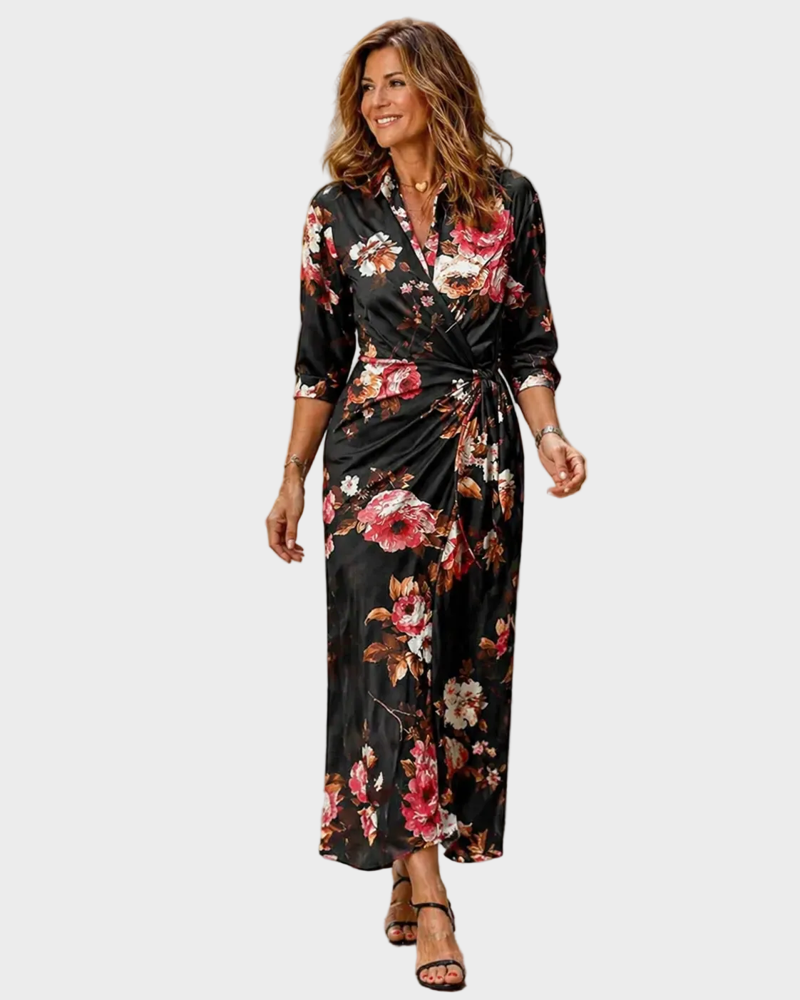Lola - Maxi Print Sukienka