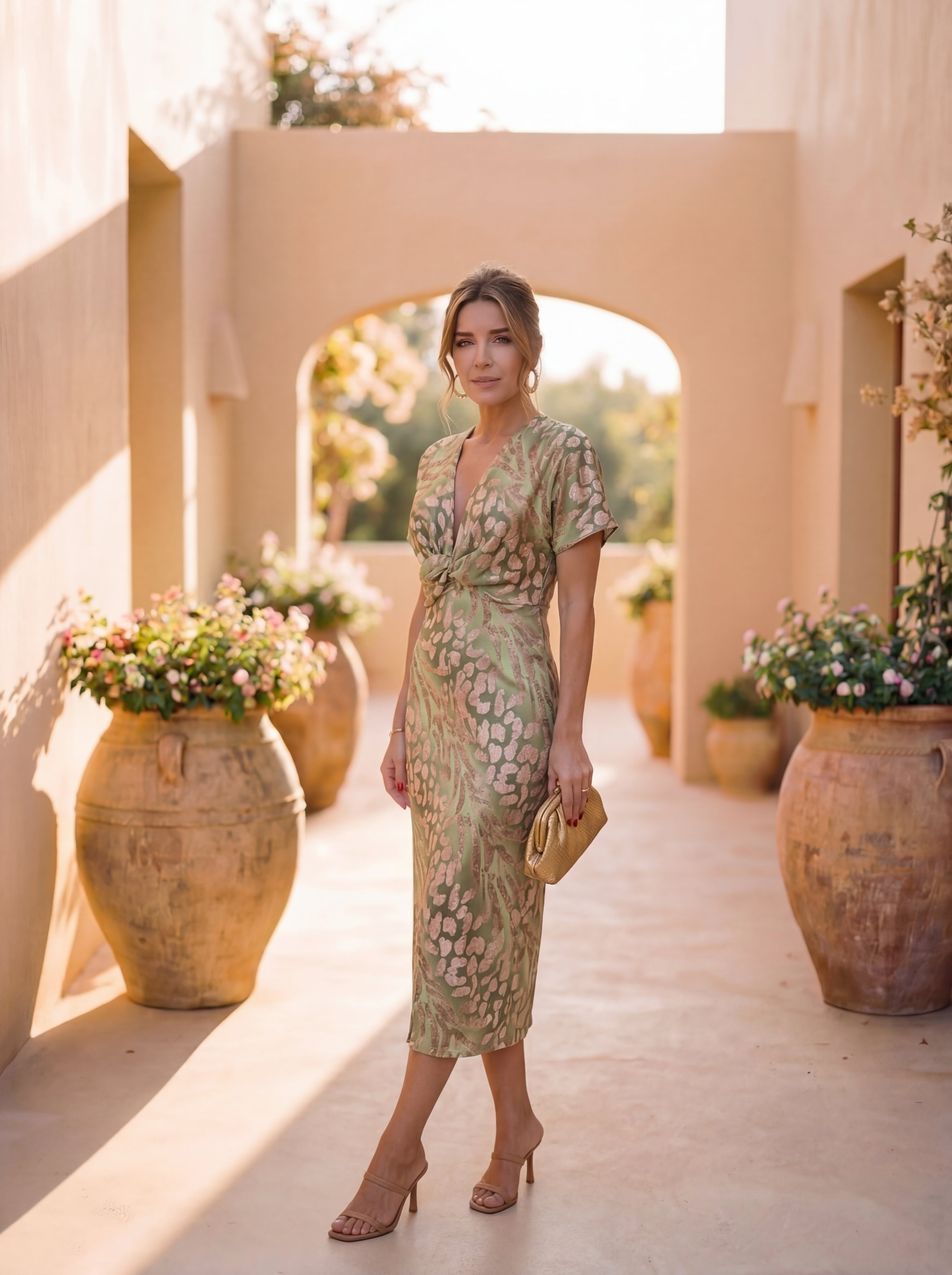 Giulia – Elegancka sukienka z lekkiej i płynnej tkaniny