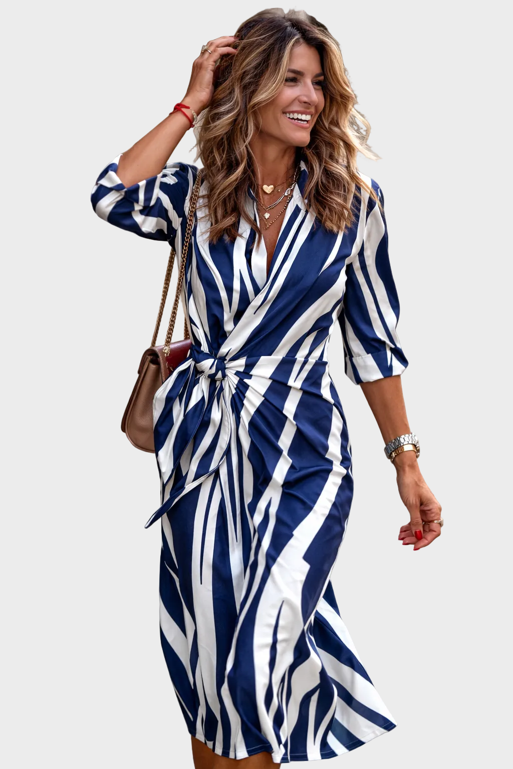 Lola - Maxi Print Sukienka