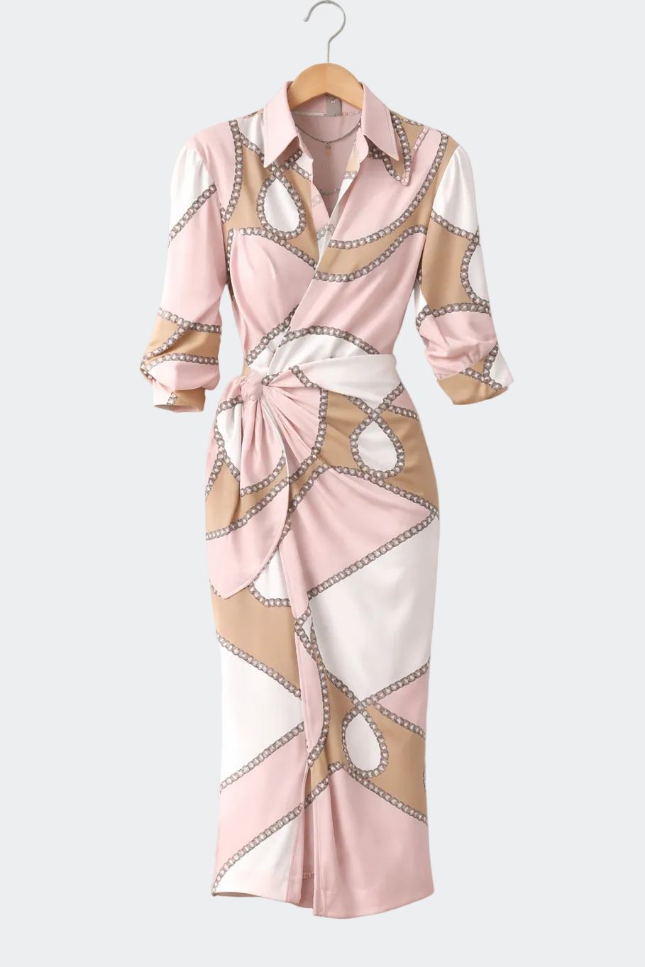 Lola - Maxi Print Sukienka